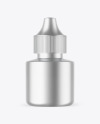 Matte Metallic Dropper Bottle Mockup