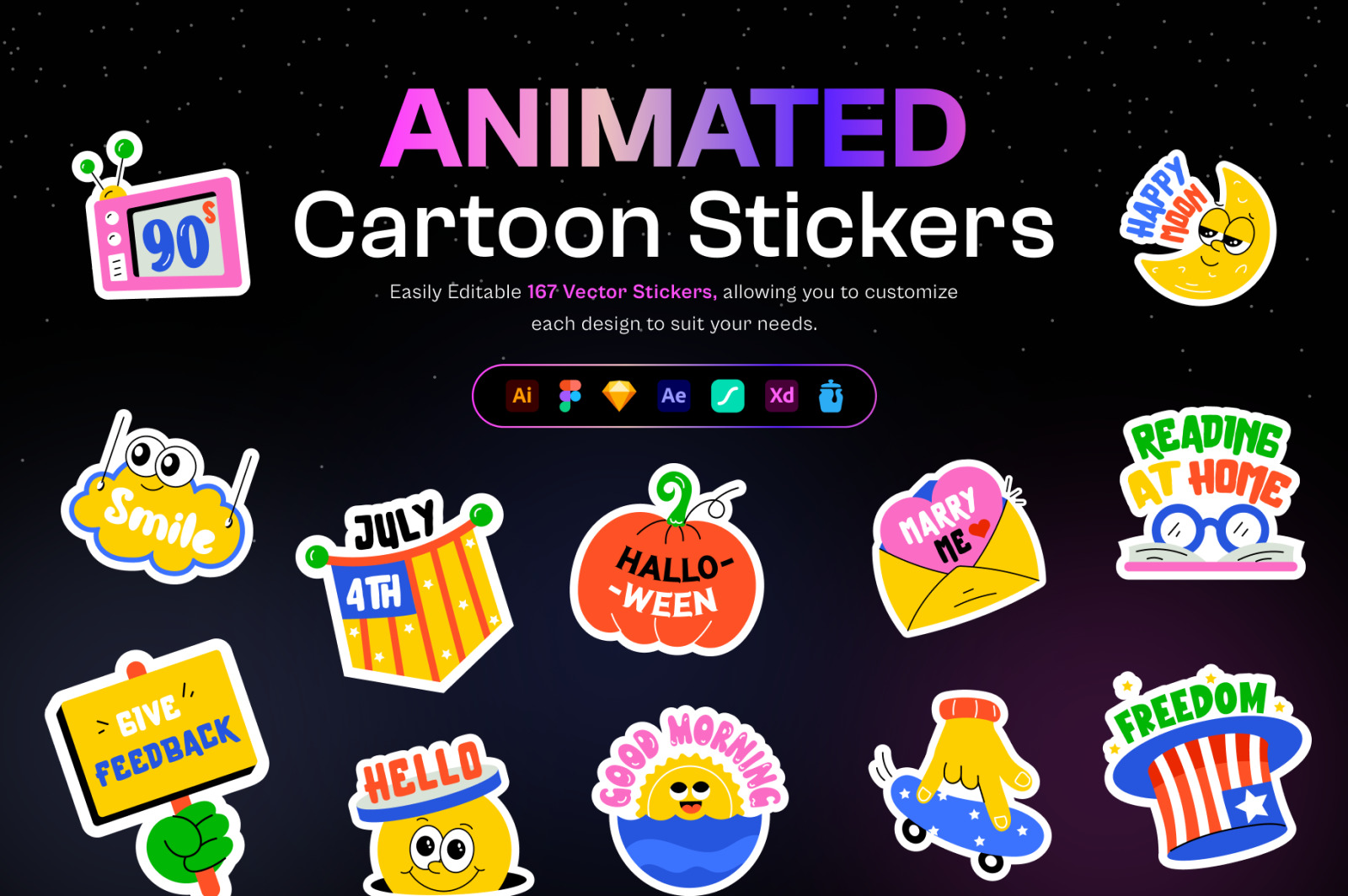 Cartoon Sticker Designs Cartoon Sticker Designs