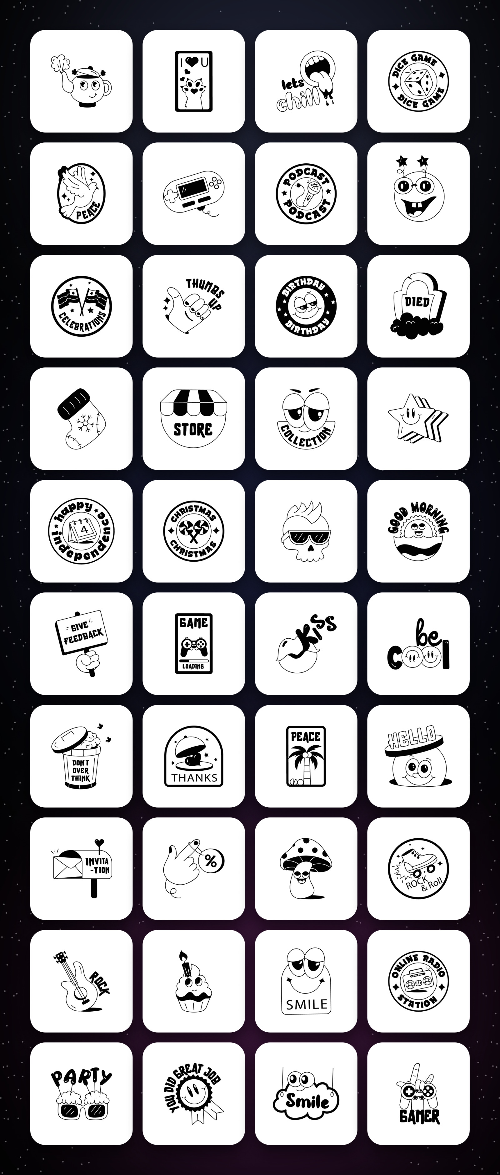 Cartoon Sticker Designs Cartoon Sticker Designs