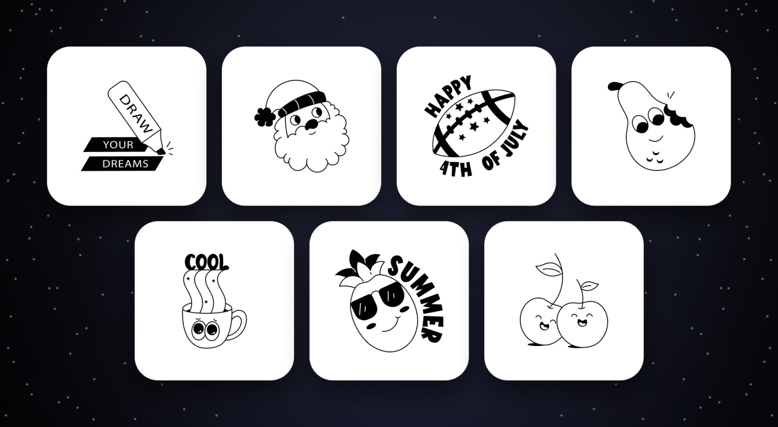 Cartoon Sticker Designs Cartoon Sticker Designs
