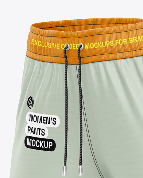 Women’s Pants Mockup - Half Side View