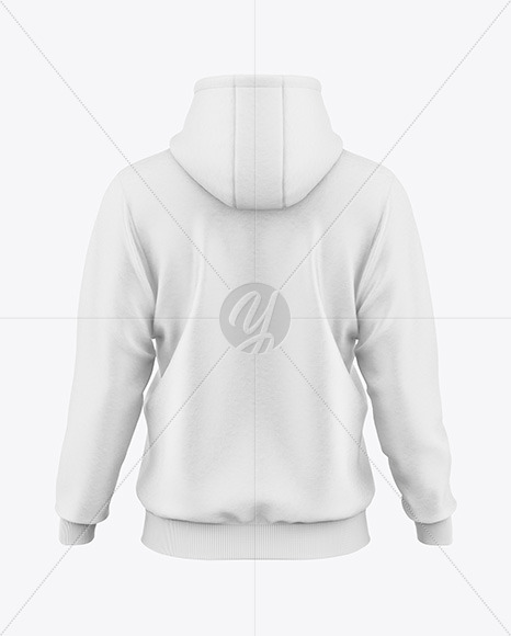 Men's Hoodie Mockup - Back View