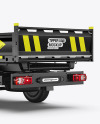 Tipper Van Mockup - Back Half Side View