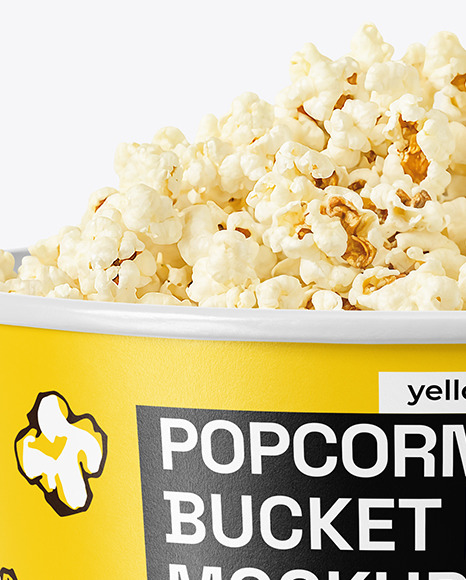 170 oz Popcorn Bucket Mockup