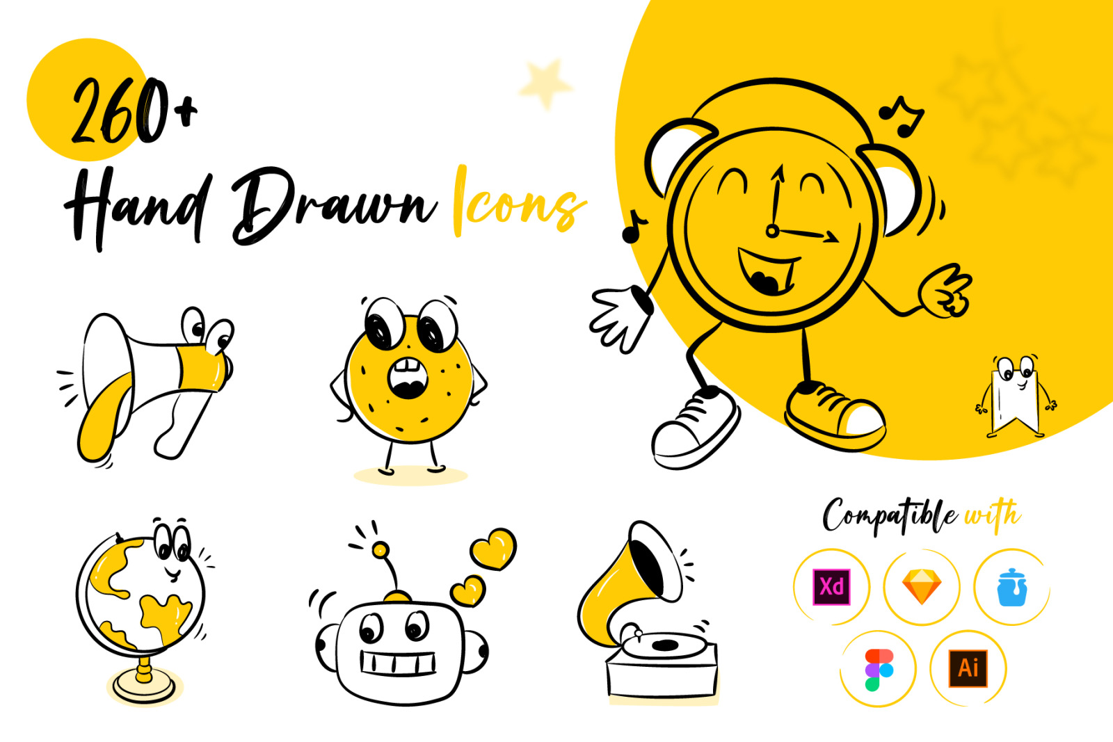Hand Drawn Icons Hand Drawn Icons