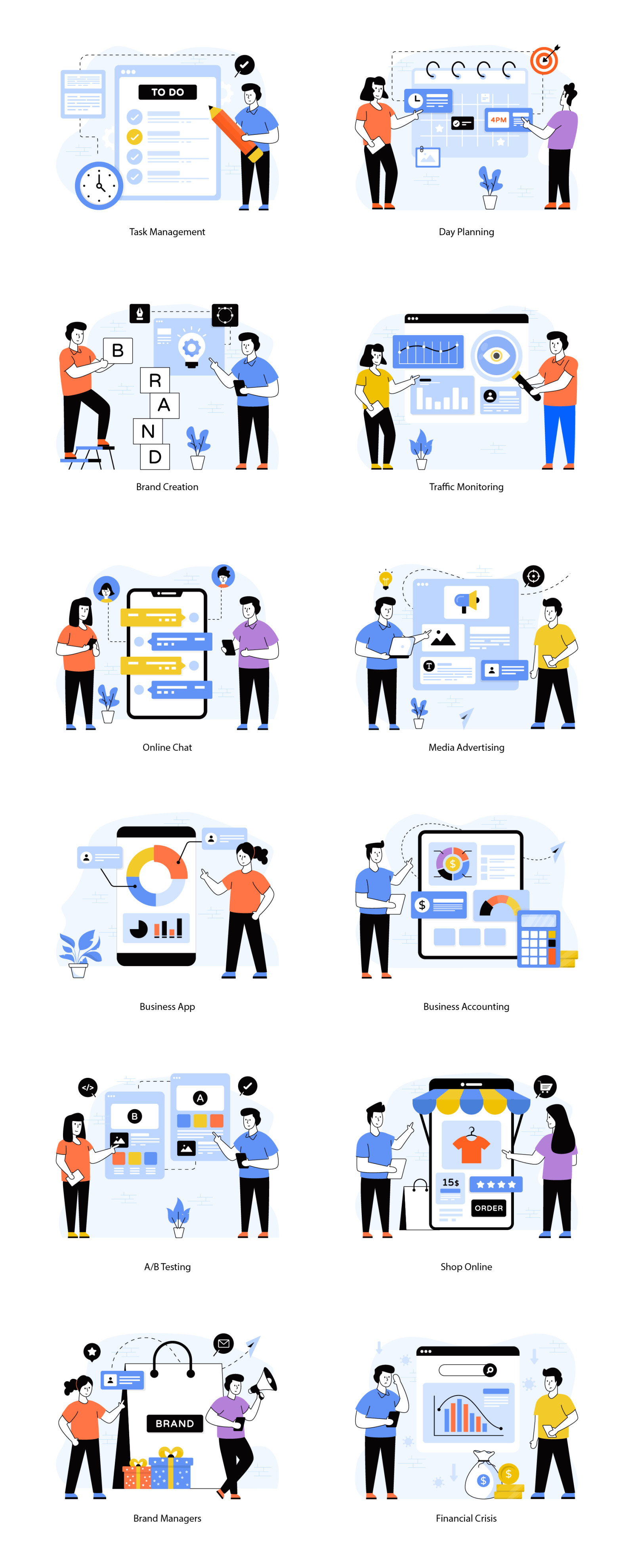 Flat Web Illustrations Flat Web Illustrations