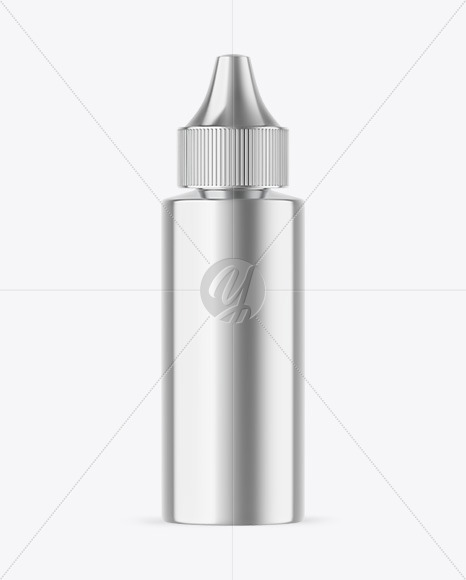 Metallic Dropper Bottle Mockup