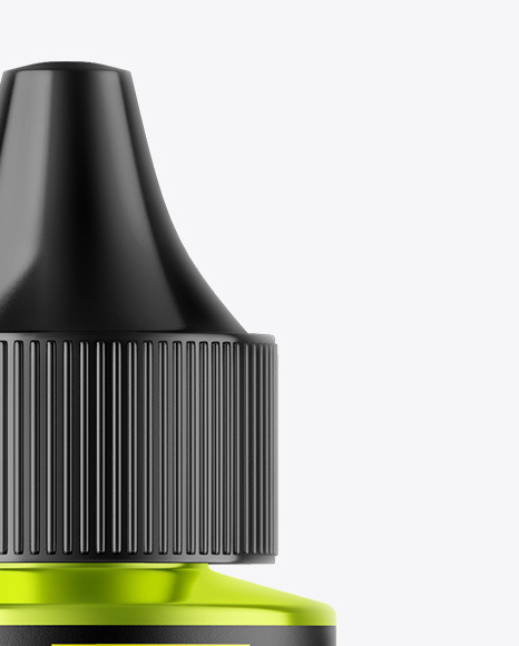 Metallic Dropper Bottle Mockup