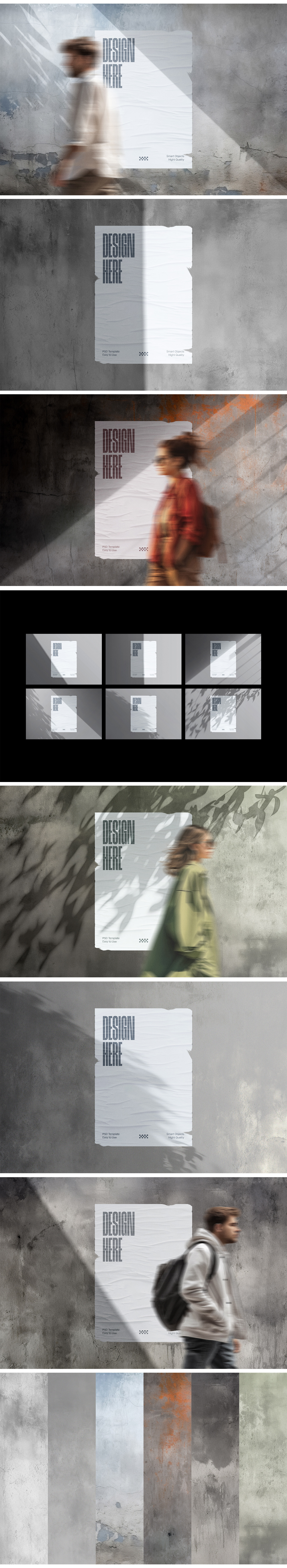 Concrete Wall Poster Mockup Concrete Wall Poster Mockup