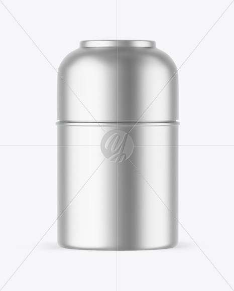 Matte Metallic Insulated Food Jar Mockup