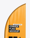 Convex Flag Mockup