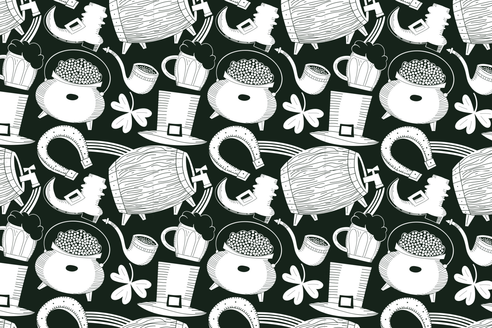 Cute Patricks Day Vector Collection Cute Patricks Day Vector Collection
