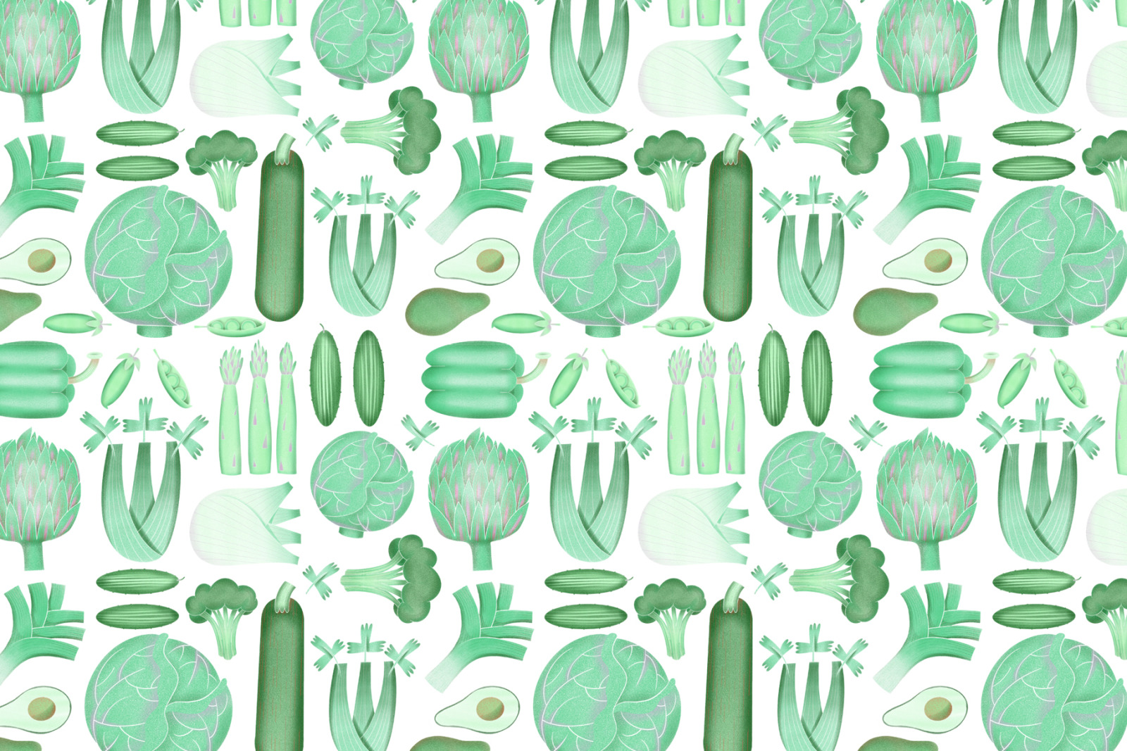 Green Vegetable Collection Green Vegetable Collection
