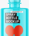 Glossy Trigger Spray Bottle Mockup