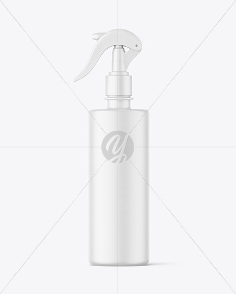 Matte Trigger Spray Bottle Mockup