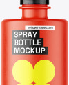 Matte Trigger Spray Bottle Mockup