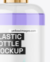 Clear Plastic Pump Bottle Mockup