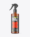 Amber Trigger Spray Bottle Mockup