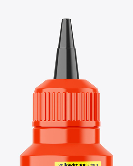 Glossy Dropper Bottle Mockup