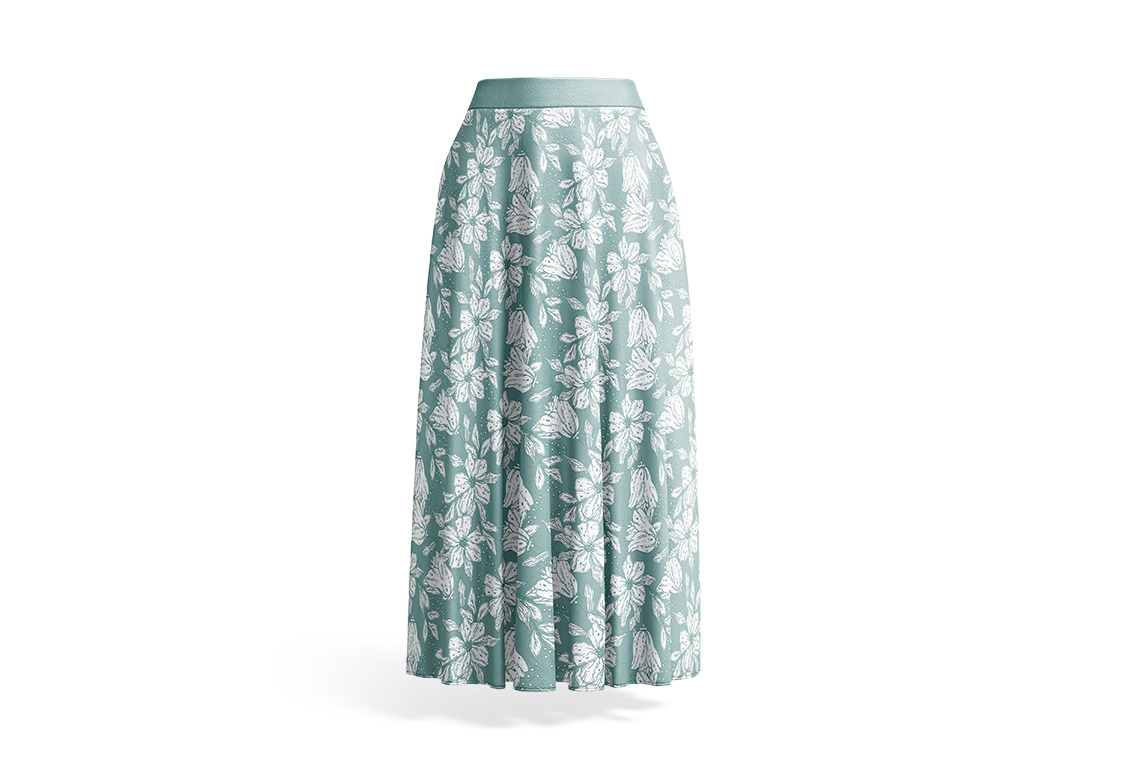 Maxi Skirt Mockups Maxi Skirt Mockups
