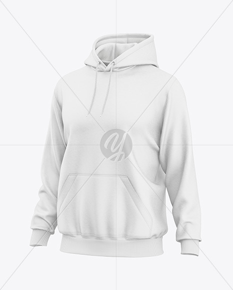 Men's Hoodie Mockup - Half Side View