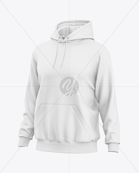 Men's Hoodie Mockup - Half Side View