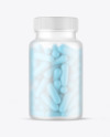 Frosted Pills Bottle Mockup