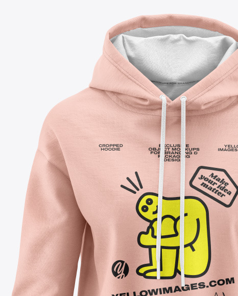 Cropped Hoodie Mockup