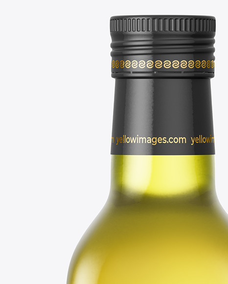 500 ml Glass Olive Oil Bottle Mockup