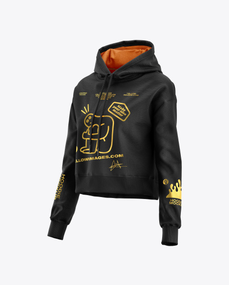 Cropped Hoodie Mockup