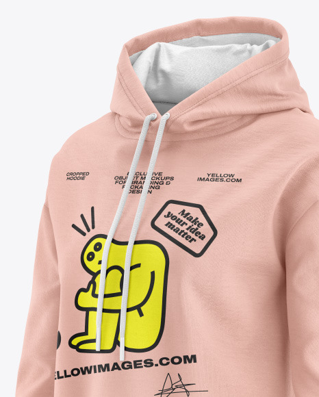 Cropped Hoodie Mockup