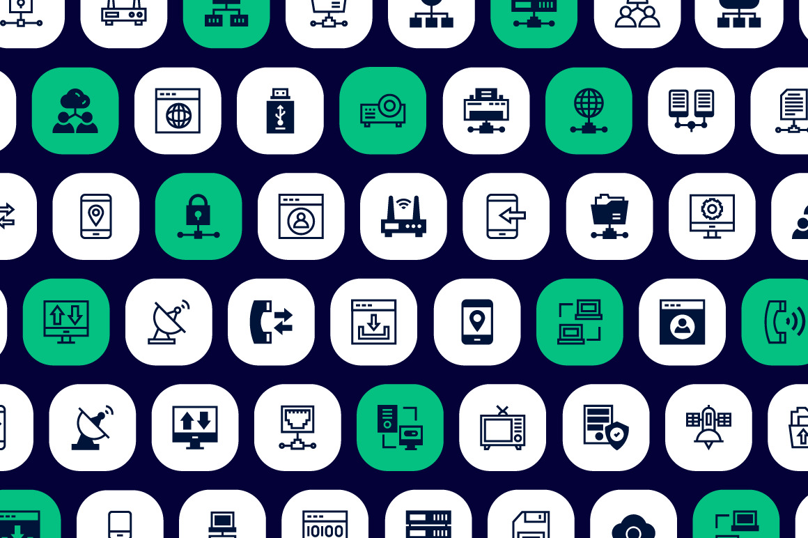 Network and Communication Icons