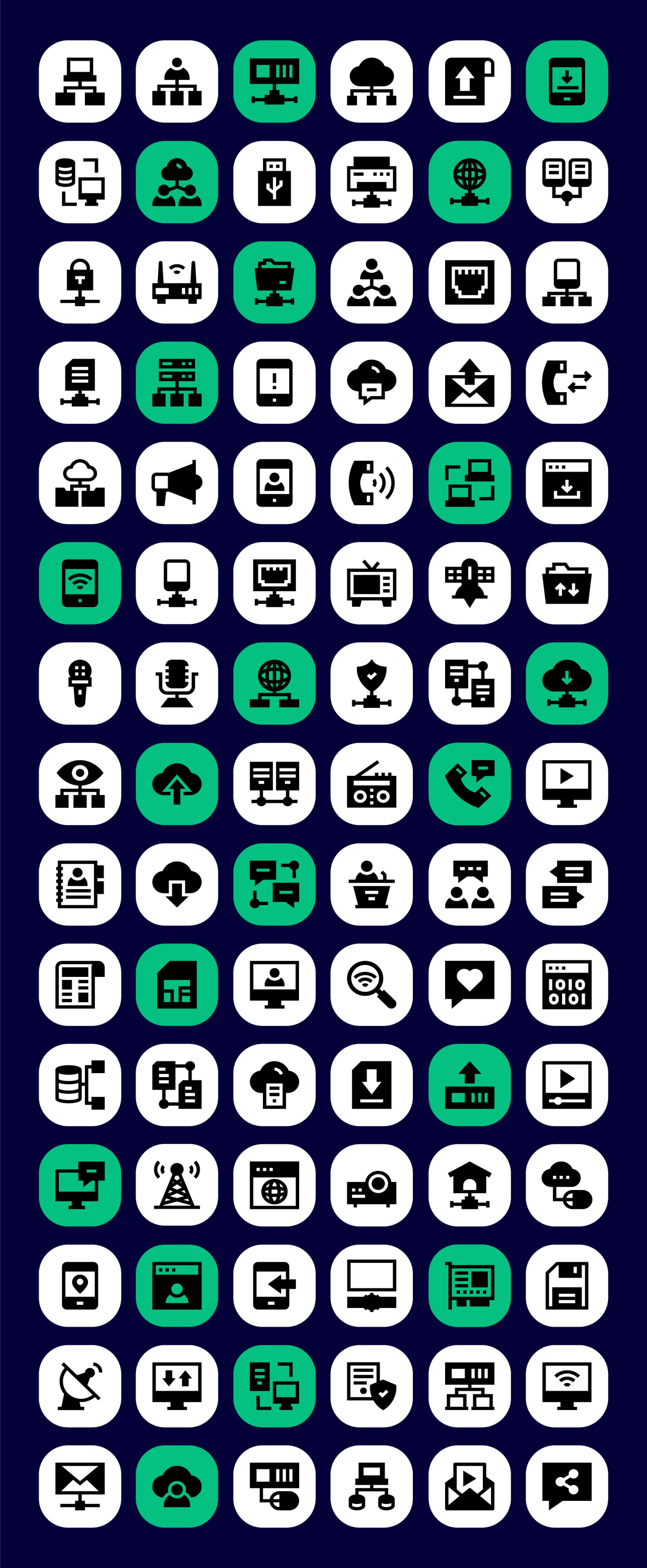 Network and Communication Icons