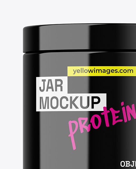 Glossy Jar Mockup