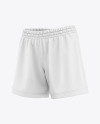 Women's Shorts Mockup - Half Side View