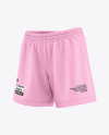 Women's Shorts Mockup - Half Side View