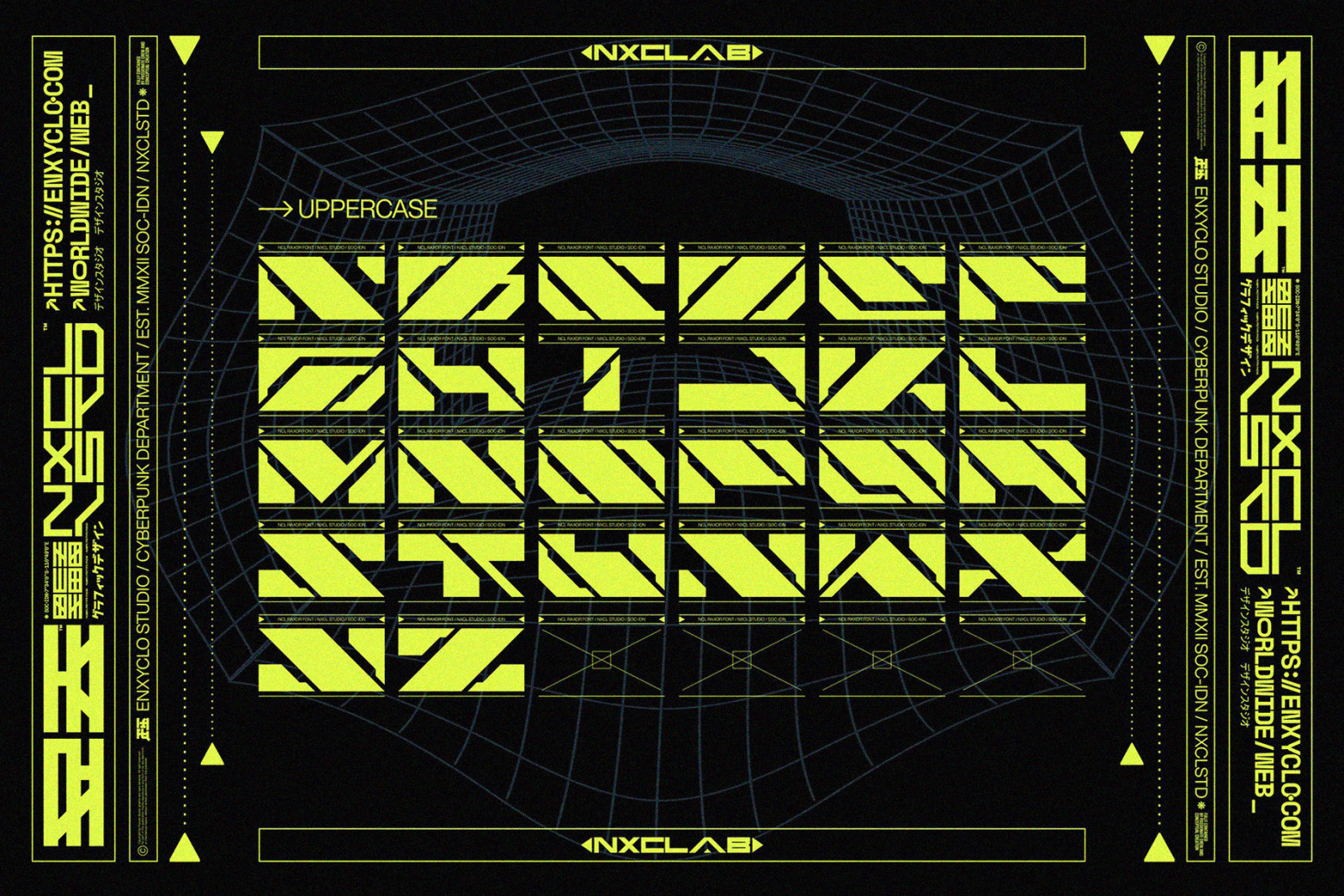 NCL Raxor - Cyberpunk Font NCL Raxor - Cyberpunk Font