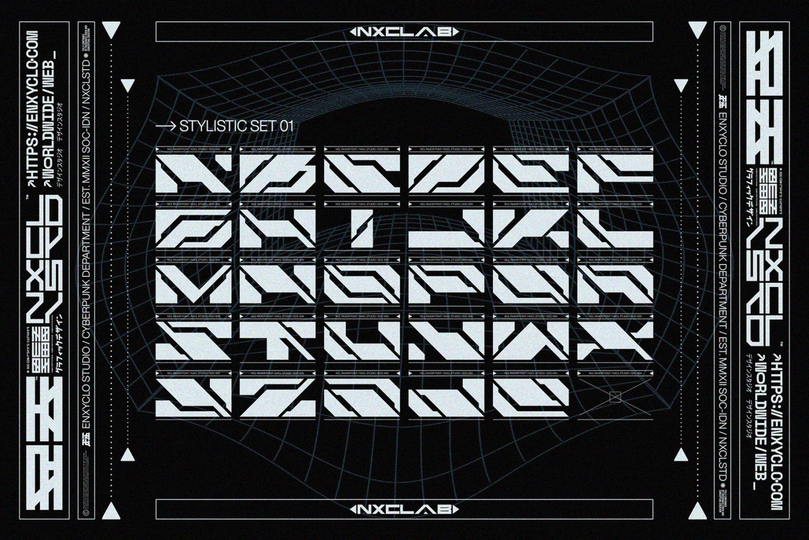 NCL Raxor - Cyberpunk Font NCL Raxor - Cyberpunk Font