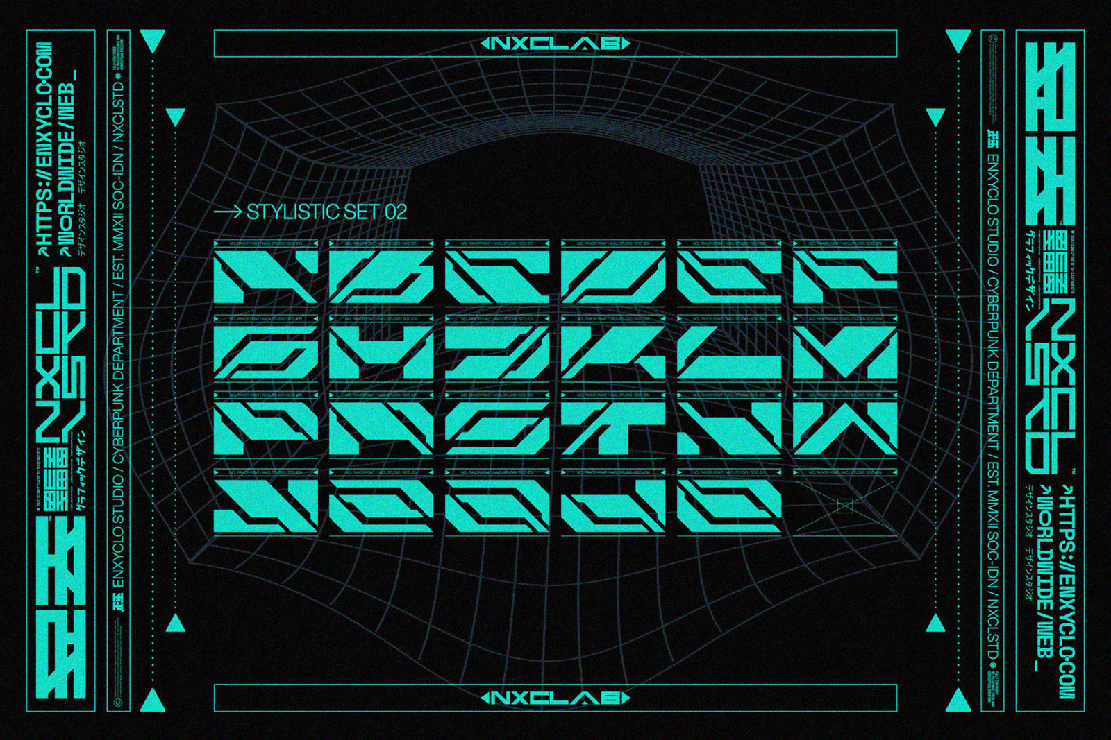 NCL Raxor - Cyberpunk Font NCL Raxor - Cyberpunk Font