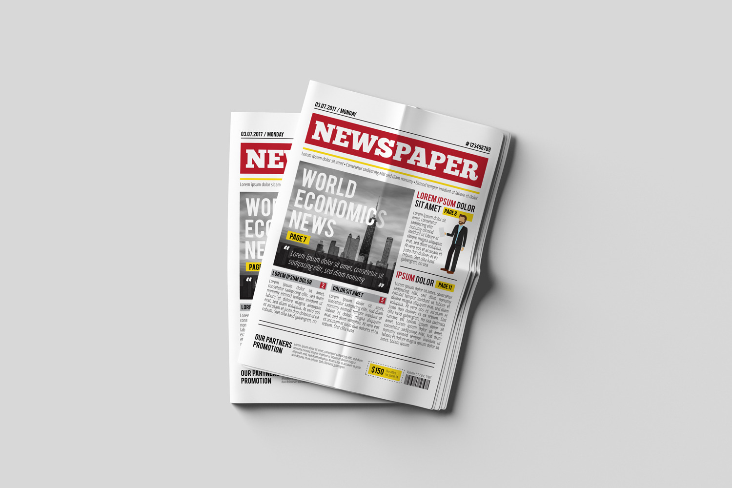 Newspaper Mockups Newspaper Mockups