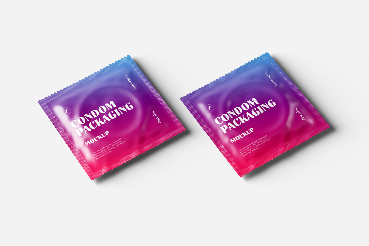 Condom Packaging Mockups Condom Packaging Mockups