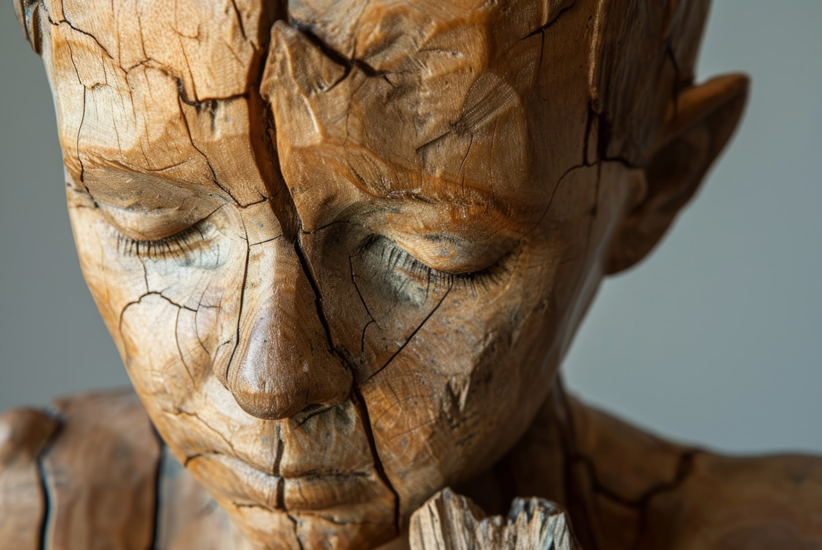 Wooden faces Wooden faces