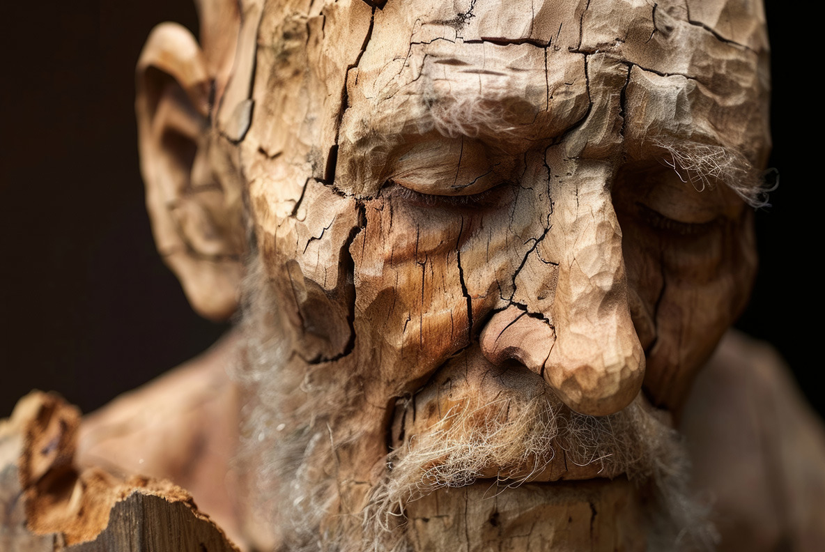 Wooden faces Wooden faces