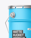 Matte Paint Bucket Mockup