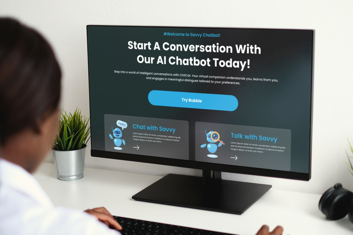 Savvy AI - AI Chatbot Landing Page V1