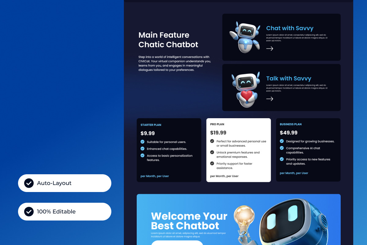 Chatic - AI Chatbot Landing Page V2 Chatic - AI Chatbot Landing Page V2