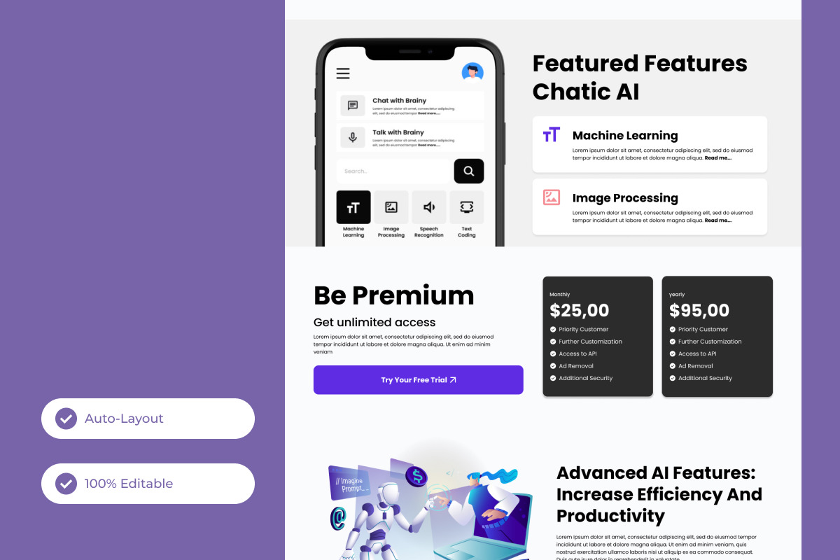 ChatChatic - AI Chatbot Landing Page