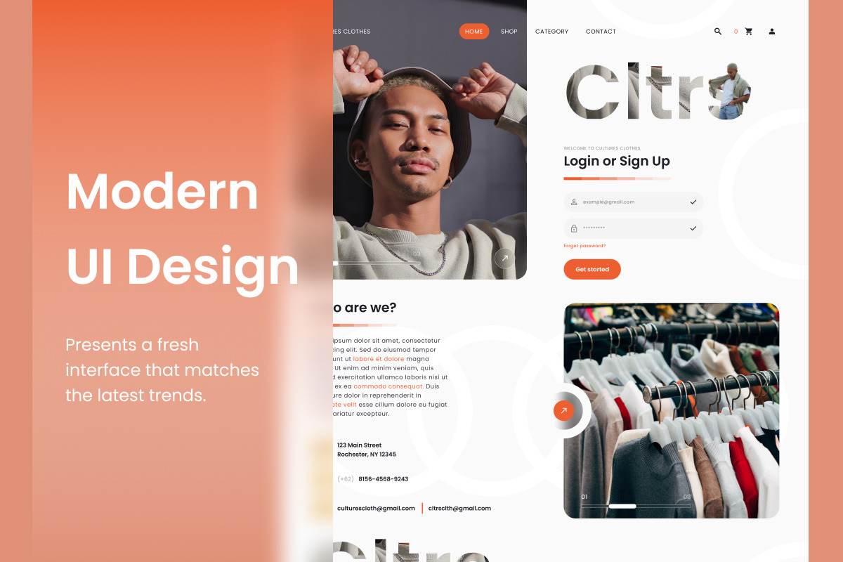 Cultures - Fashion Store Landing Page V1 Cultures - Fashion Store Landing Page V1