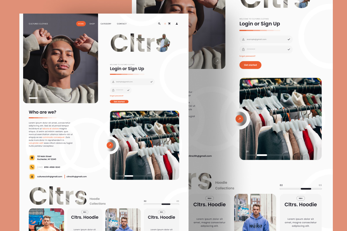 Cultures - Fashion Store Landing Page V1 Cultures - Fashion Store Landing Page V1