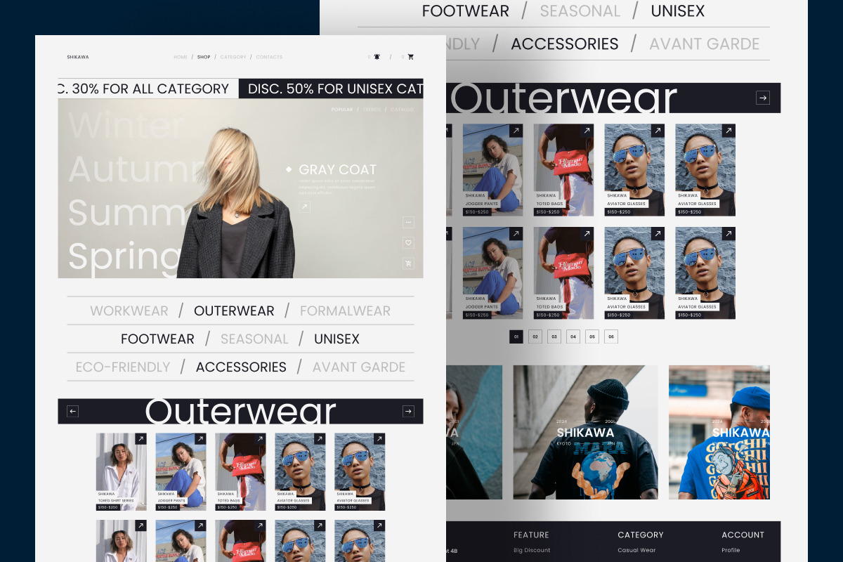 Shikawa - Fashion Store Landing Page V2